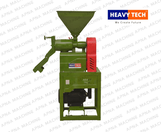 heavytech's single phase 3hp mini rice mill